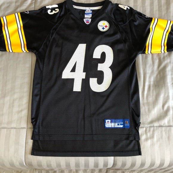 Troy Polamalu Steelers Jersey - Youth Reebok - Picture 6 of 8